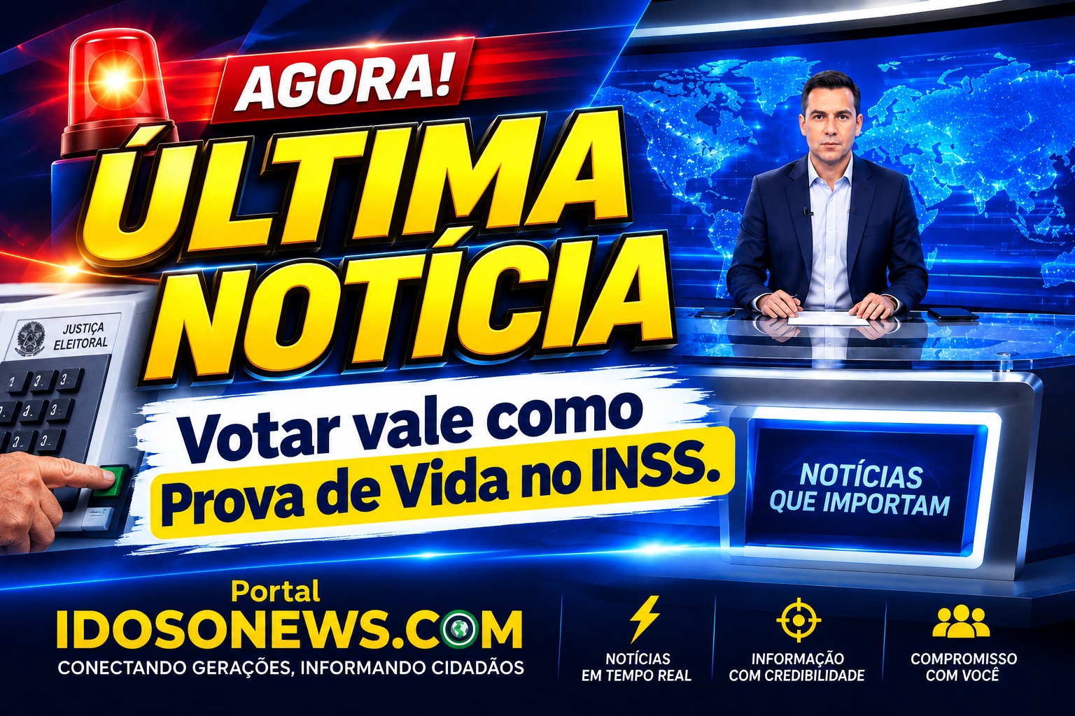 Votar vale como Prova de Vida no INSS