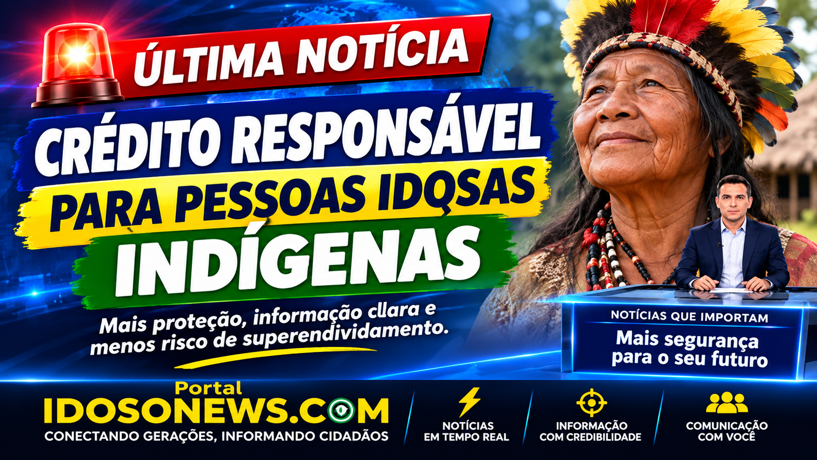 Crédito responsável para pessoas idosas indígenas