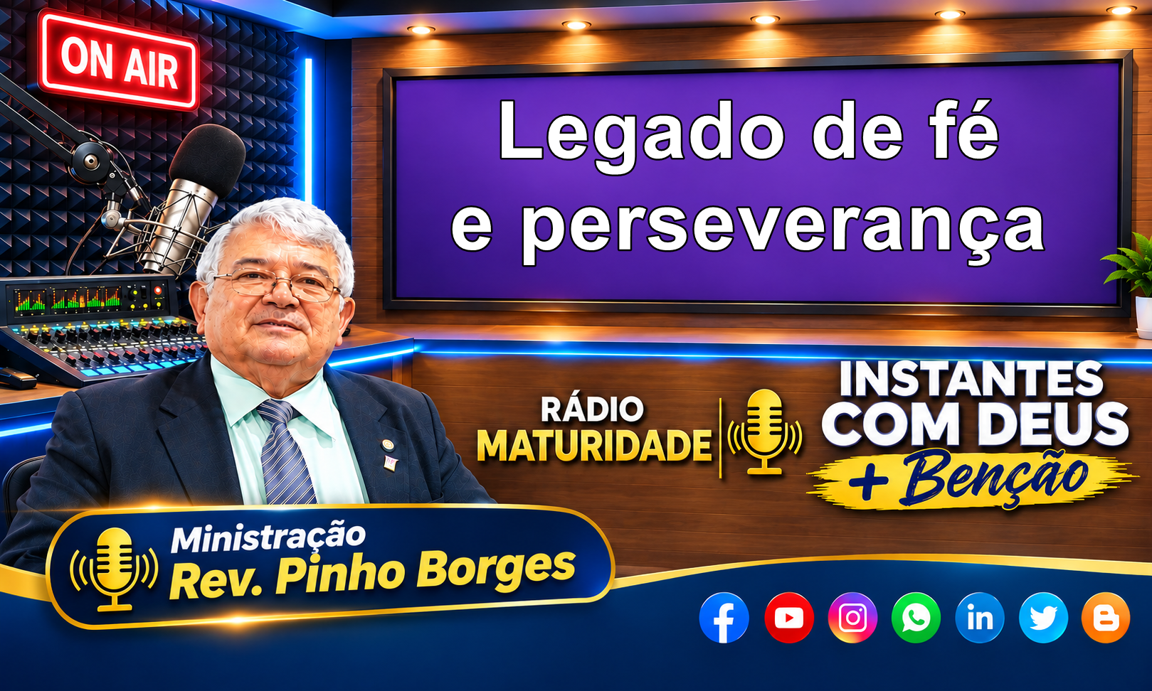 Legado de fé e perseverança.