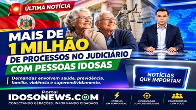 RS - Mais de 1 milhão de processos com pessoas idosas