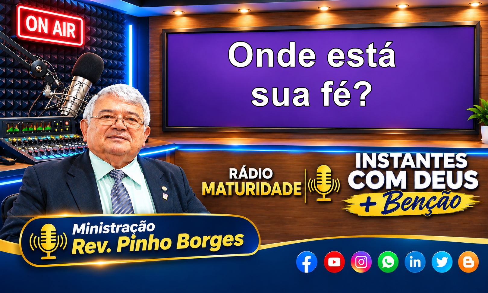 Onde está sua fé?
